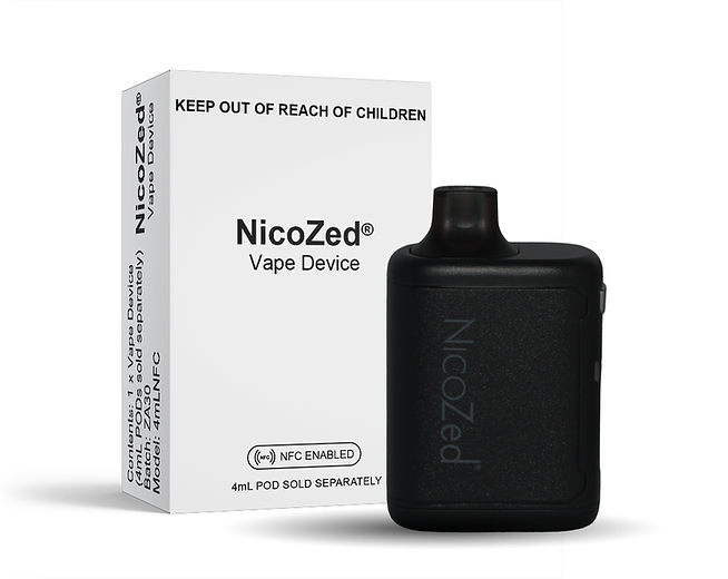 NicoZed® Device | Regulated Nicotine Vaping Device with NFC Tracking